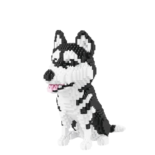 Zestaw klocków figurka pies Husky.png