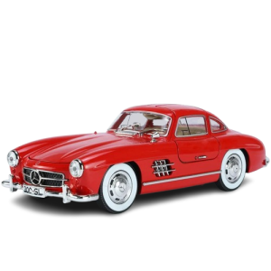 Model samochodu Mercedes Benz SL300 skala 1:24 czerwony