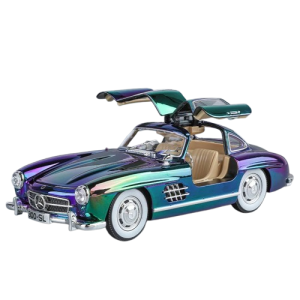 Model samochodu Mercedes Benz SL300 skala 1:24 purpurowy