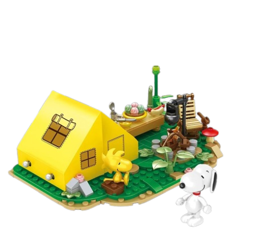 Zestaw klocki Snoopy przygoda pod namiotem.png