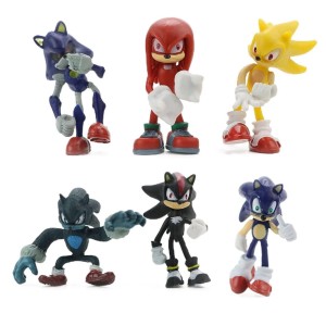 Zestaw Figurki z bajki Sonic zestaw 6 szt