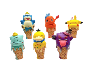 Zestaw 6 szt figurek z serii Pokemon limitowana edycja