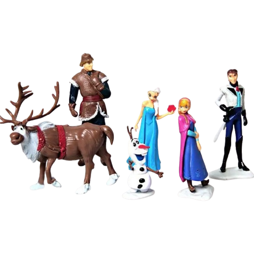 Figurki Kraina Lodu Elza Frozen 6 szt 6-11 cm.png