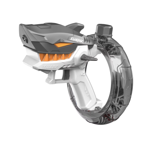 Pistolet Shark na wodę zabawka dla dzieci i dorosołych szary.png