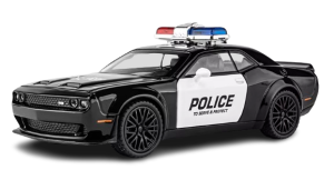 Autko radiowóz Dodge Challenger SRT 1:32 Policja zabawka