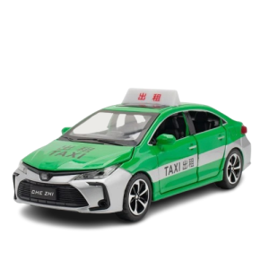 Zabawka autko Taxi Toyota Corolla 1:32 zielona