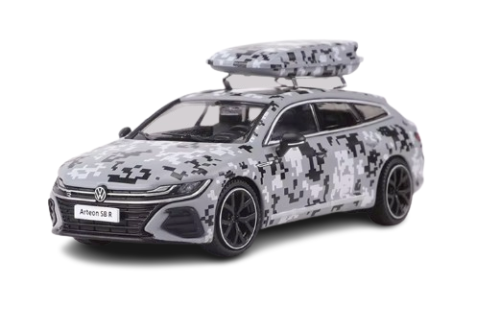 Model Volkswagen Arteon shooting brake R 1:64 Camo Grey
