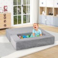 Miła pluszowa w dotyku sofa modułowa dziecięca