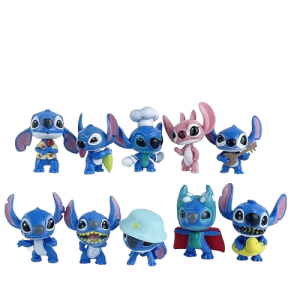Lilo i Stich 10 sztuk figurek Disneya dla dzieci 
