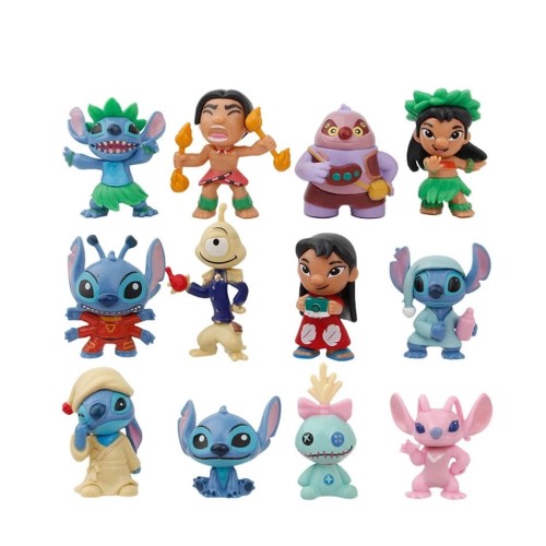 Duży zestaw 12 sztuk figurek Disneya Lilo i Stich