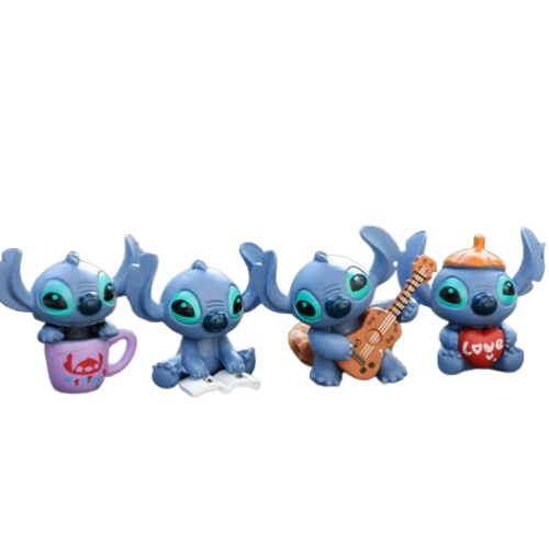 Figurki Lilo i Stich 4 sztuki dla dziecka postacie Disneya