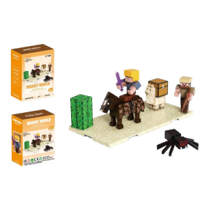 Klocki magnetyczne Minecraft dla fanów kultowej gry 