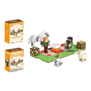 Klocki magnetyczne Minecraft dla fanów kultowej gry 