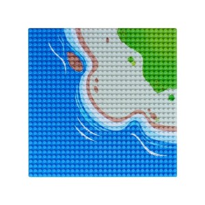 Płytka konstrukcyjna do budowy z klocków kwadratowa 32x32