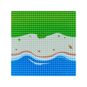 Płytka konstrukcyjna do budowy z klocków kwadratowa 32x32
