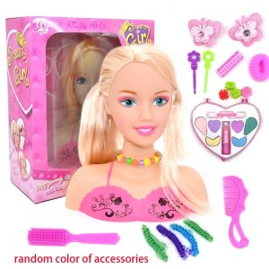 Lalka zabawka do czesania włosów i makijażu Barbie  