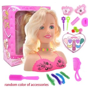 Lalka zabawka do czesania włosów i makijażu Barbie  