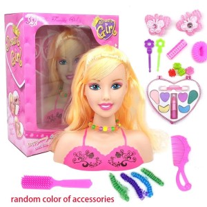 Lalka zabawka do czesania włosów i makijażu Barbie  