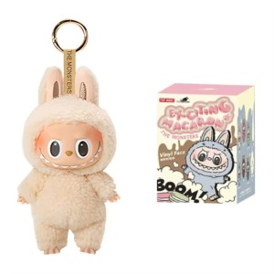 Brelok Labubu Macaron Wanilia The Monsters 17 cm pluszowy