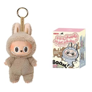 Brelok Labubu Macaron Beżowy The Monsters 17 cm pluszowy