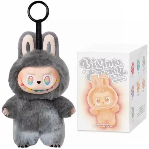 Brelok Labubu Energy Grafit Maskotka The Monsters z Tęczowymi Oczami 17 cm