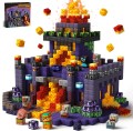 Minecraft Duży Zestaw Klocki Magnetyczne Kolekcjonerskie 100 szt