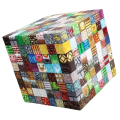 Minecraft Duży Zestaw Klocki Magnetyczne Kolekcjonerskie 300szt