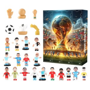 Kalendarz adwentowy sportowy piłkarski z figurkami