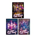 Zestaw trzech kolorowanek K-pop Girl Group dla dzieci.