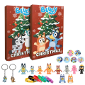 Kalendarz Świąteczny Adwentowy z figurkami Bluey Bingo