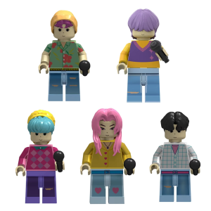 Zabawka K-POP Demon Hunters Klocki Figurki 5szt