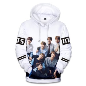 Dziecięca bluza z kapturem BTS Nadruk K-pop 100-160 cm