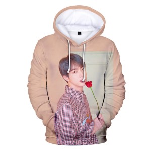 Dziecięca bluza z kapturem BTS Nadruk K-pop 100-160 cm