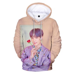 Dziecięca bluza z kapturem BTS Nadruk K-pop 100-160 cm