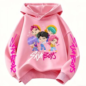 Bluza K-Pop Saja Boys z kapturem przez głowę 100-160 cm