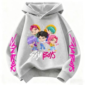 Bluza K-Pop Saja Boys z kapturem przez głowę 100-160 cm