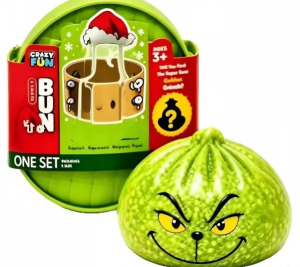 Squishy Dumpling świąteczny gniotek Grinch 8.5 cm