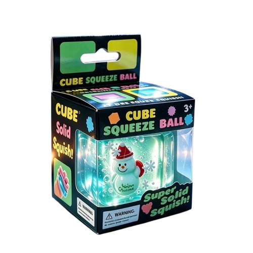 Zabawka świąteczna gniotek squishy 4.5 cm