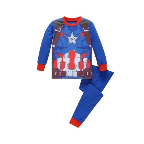Piżama dziecięca długi rękaw superbohaterowie Avengers komplet do spania