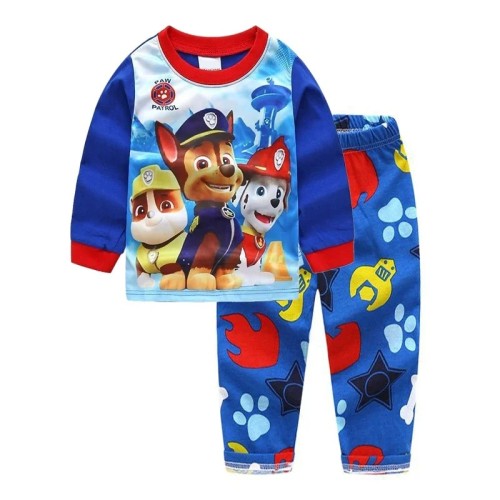 Piżama dziecięca długi rękaw Paw Patrol komplet do spania