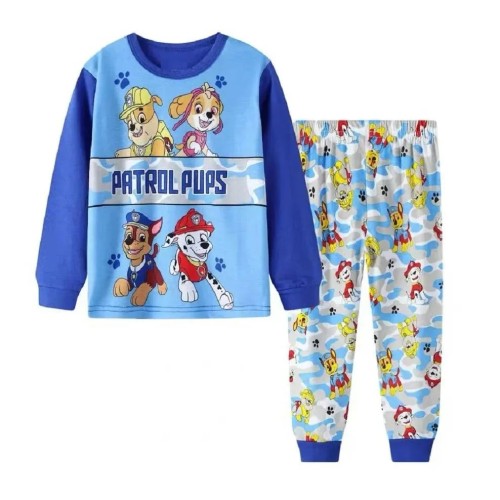 Piżama dziecięca długi rękaw Paw Patrol komplet do spania
