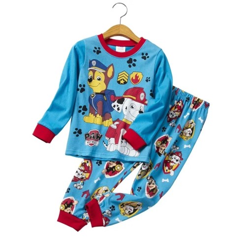 Piżama dziecięca długi rękaw Paw Patrol komplet do spania