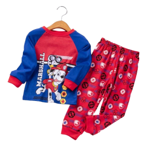 Piżama dziecięca długi rękaw Paw Patrol komplet do spania