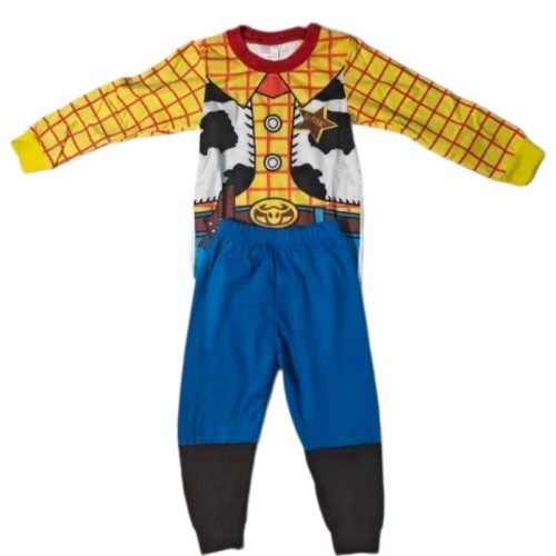 Piżama dziecięca długi rękaw kowboj Szeryf Chudy Toy Story komplet do spania