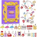 Kalendarz adwentowy Friends Przyjaciele biżuteria 2 bransoletki modułowe charms 24 elementy