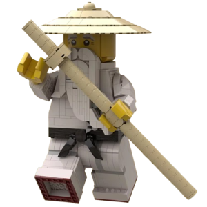 Zestaw klocków mistrz Wu Sensei Ninjago duża figurka 767 elementów