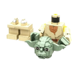Zestaw klocków Mistrz Yoda Star Wars duża figurka model kolekcjonerski jedi 664 elementy