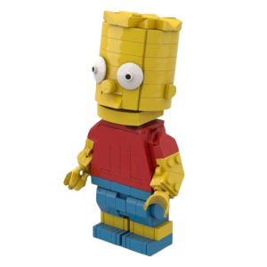 Zestaw klocków Bart Simpson duża figurka model Simpsonowie 240 elementów