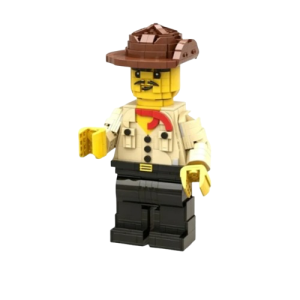 Zestaw klocków kowboj szeryf Western duża figurka 942 elementy