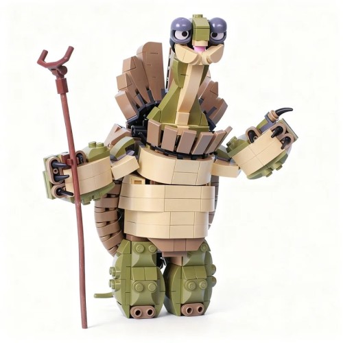 Zestaw klocków mistrz Oogway Kung Fu Panda żółw duża figurka 621 elementów